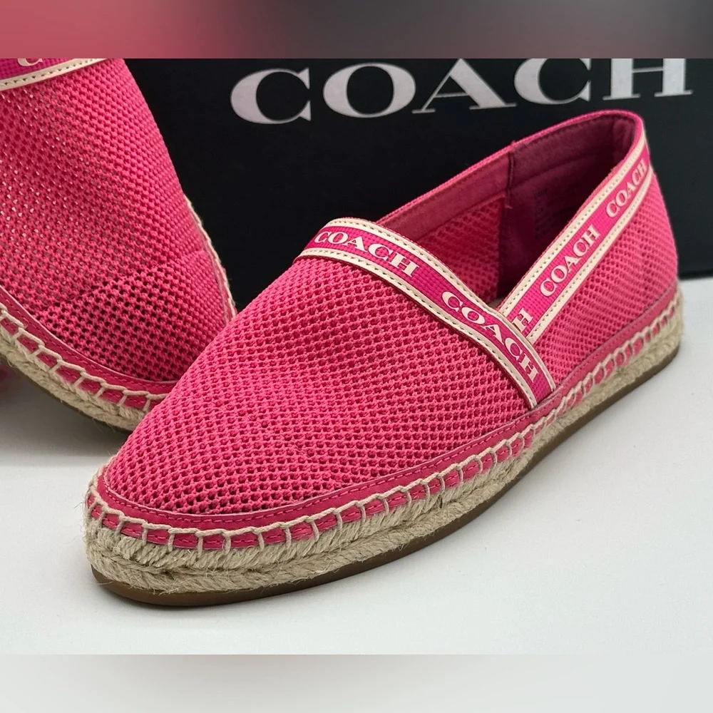 Coach Mesh Espadrille Size 5.5